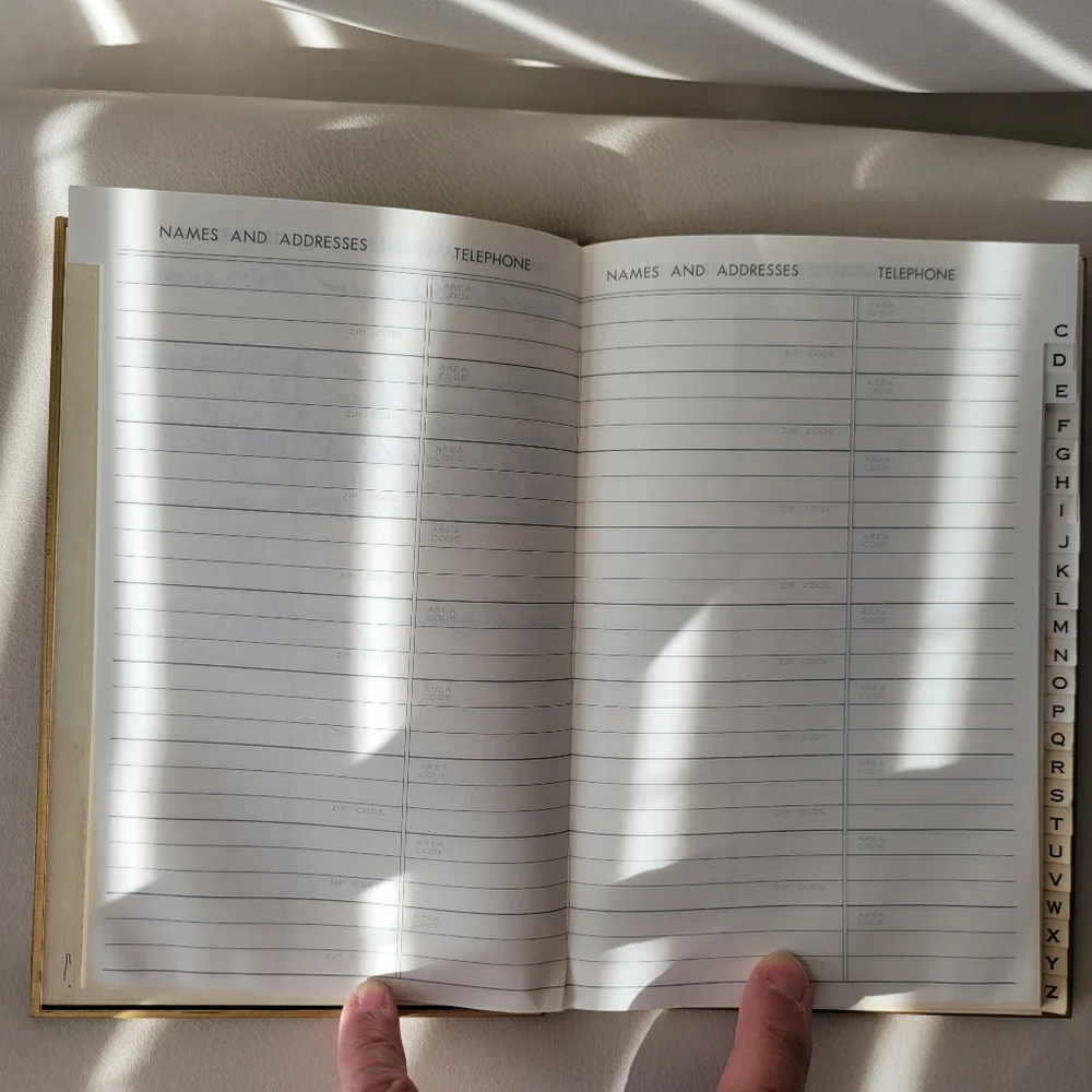 Otagiri Address Book ~ Hardcover Duck Image ~ Ready for Upcycle! FINAL PRICE
